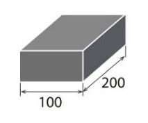 Брусчатка "Стандарт Коричневый" 100x200х40 (1 П.4, ЭДД 1.4) Колдиз в Наро-Фоминске по низкой цене