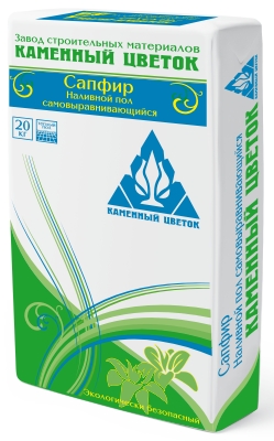 Наливной пол Каменный цветок самовыравнивающийся Сапфир 20 кг в Наро-Фоминске по низкой цене