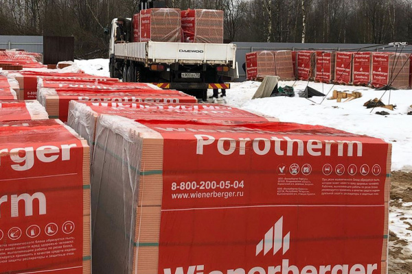 Блок керамический Forati М-35 поризованный Porotherm/ Wienerberger в Наро-Фоминске по низкой цене