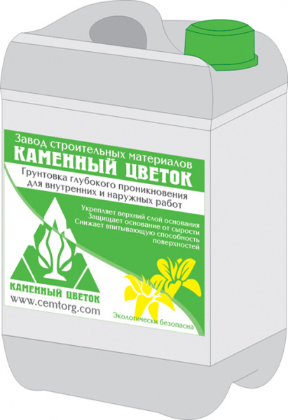 Грунтовка Каменный цветок глубокого проникновения Каменный цветок 10 л в Наро-Фоминске по низкой цене